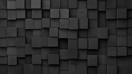 Explore a sleek dark backdrop composed of tiny squares, showcasing a modern flat design with textured elements.