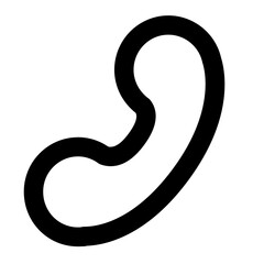 Naklejka premium Generic black outline Icon pack