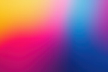 Obraz premium A Vibrant Abstract Gradient Displaying a Fusion of Colorful Hues with Dominant Shades of Pink, Blue, and Yellow Creating a Visually Captivating Background