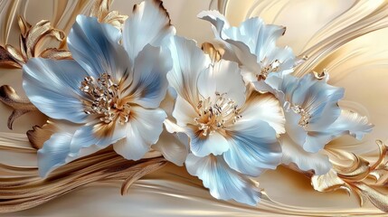 A perfect wall art piece featuring delicate floral aesthetics.