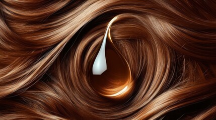 A whimsical cartoon shows a droplet of oil cradling a spiral lock, embodying natural hair nourishment in vibrant 2D style.