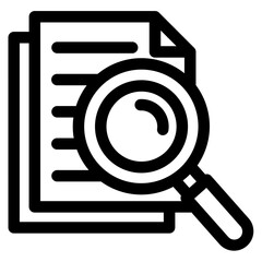Investigation Icon Element For Design