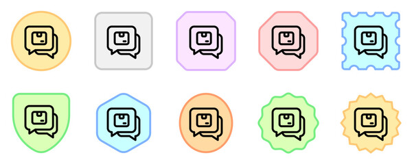 Editable delivery customer support vector icon. Shipping, delivery, e-commerce, logistics. Part of a big icon set family. Perfect for web and app interfaces, presentations, infographics, etc