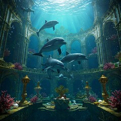 Obraz premium Dolphin Picture Art