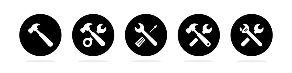 Tools. Working Tools. Tool icon set. Working tools. Tool kit icons.