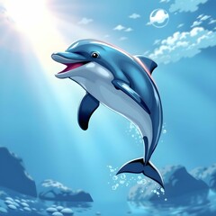 Dolphin Picture Art