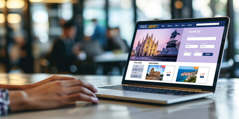 Online travel agency website for brisk search and travel planning offers deal and package for flight , hotel and tour booking