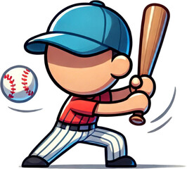 baseball player with bat