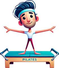 3d render of a man with baseball bat