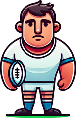 cartoon illustration of a man