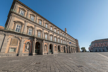 Obraz premium Sections and details from the streets of Naples the capital of the Campania region and the 3rd largest city in Italy 