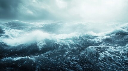 A dramatic image of strong winds and rain during the peak of a hurricaneâ€™s fury