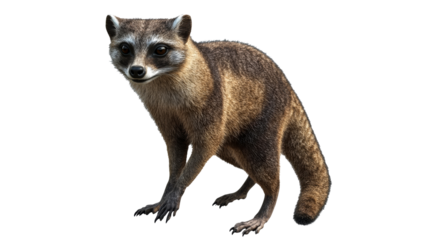 Close encounter with a curious animal in nature