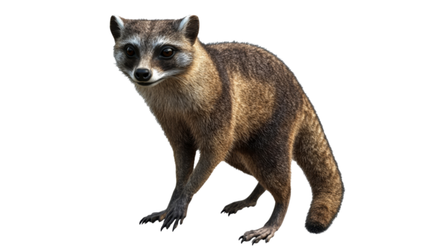 Close encounter with a curious animal in nature