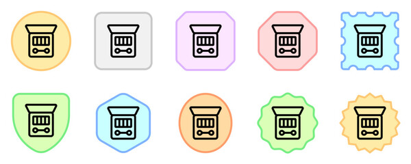 Editable eyeshadow vector icon. Cosmetics, makeup, skincare, beauty. Part of a big icon set family. Perfect for web and app interfaces, presentations, infographics, etc