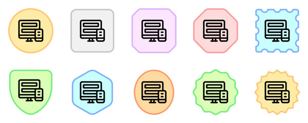 Editable adaptive, responsive website and app vector icon. Part of a big icon set family. Perfect for web and app interfaces, presentations, infographics, etc