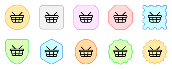 Editable picnic shopping basket vector icon. Part of a big icon set family. Perfect for web and app interfaces, presentations, infographics, etc