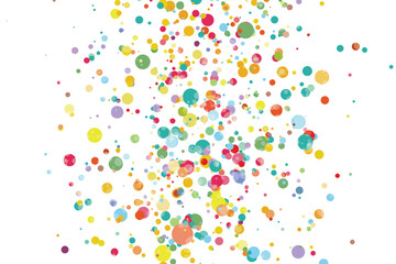 Light multicolor background, colorful vector texture with circles. Splash effect banner. Glitter silver dot abstract illustration with blurred drops of rain. Pattern for web page, banner,poster, card.