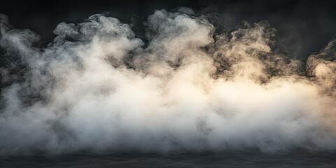 Obraz premium Smoke cloud dramatic background