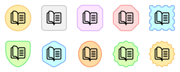 Editable flip previous page vector icon. Part of a big icon set family. Perfect for web and app interfaces, presentations, infographics, etc