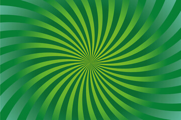 Abstract green background with rays