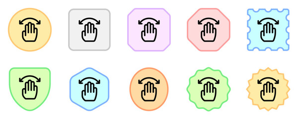 Editable hand swipe vector icon. Part of a big icon set family. Perfect for web and app interfaces, presentations, infographics, etc