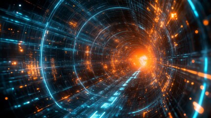 Cosmic Energy Grid Futuristic Space Network