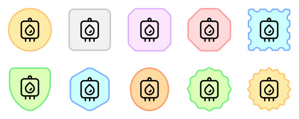 Editable blood pack vector icon. Part of a big icon set family. Perfect for web and app interfaces, presentations, infographics, etc