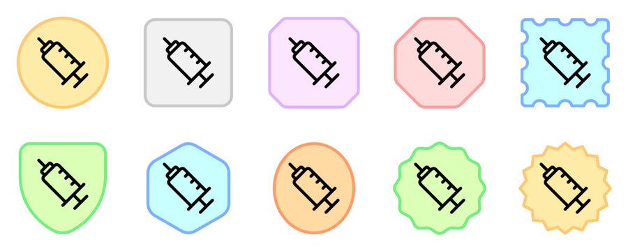Editable syringe vector icon. Part of a big icon set family. Perfect for web and app interfaces, presentations, infographics, etc