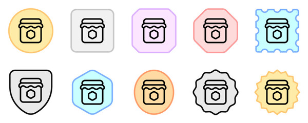 Editable honey jar vector icon. Part of a big icon set family. Perfect for web and app interfaces, presentations, infographics, etc