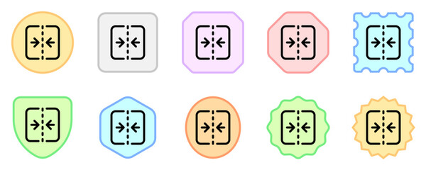 Editable merge table cell vector icon. Part of a big icon set family. Perfect for web and app interfaces, presentations, infographics, etc
