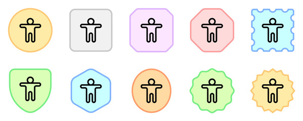Editable human body vector icon. Part of a big icon set family. Perfect for web and app interfaces, presentations, infographics, etc