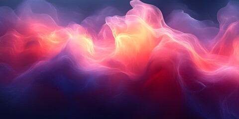 Obraz premium Abstract Nebula: Vibrant Hues of Cosmic Energy