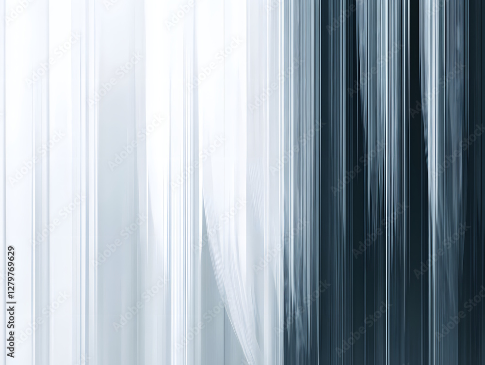 Poster abstract grayscale vertical line gradient