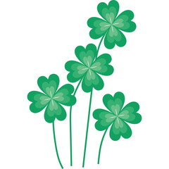 Clover Leaves Illustration