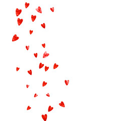 Valentine Day Card. Greeting Concept For Gift. Fashion Frame. Rose Retro Decoration. February Painting For Party. Pink Special Sparkle. Red Valentine Day Card.