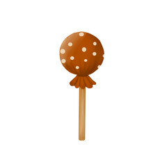 brown spotted lollipop
