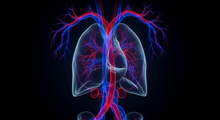 Cardiopulmonary System: A Vivid, Translucent Anatomical Study