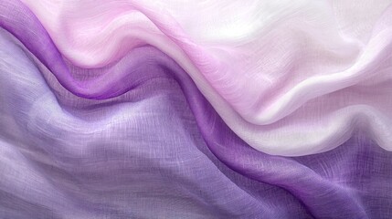 Soft Fabric Drapery in Shades of Purple and Pink for Background Design