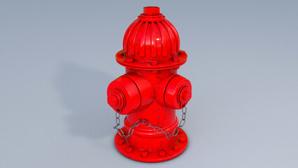 Fototapeta premium red fire hydrant