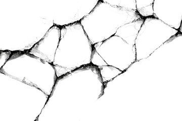 Cracked black and white textures