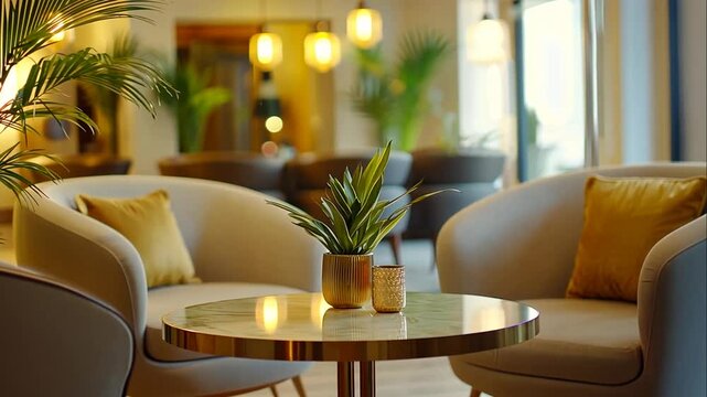 Gen-3 Alpha Turbo 2989492037, Aesthetic  video, Luxurious hotel lobb, M 5
