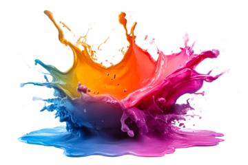 Vibrant hues in dynamic motion