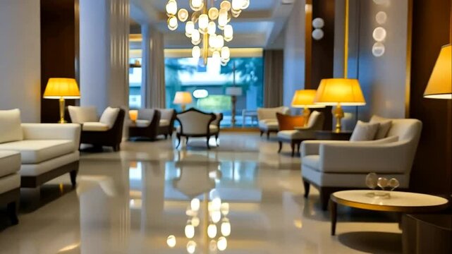 Gen-3 Alpha Turbo 2123659185, Aesthetic video, Luxurious hotel lobb, M 5