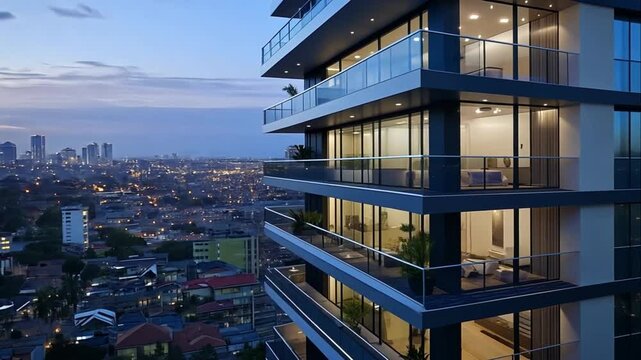 Gen-3 Alpha Turbo 60458957, Aesthetic video, Modern apartment bui, M 5