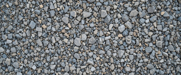 Obraz premium Top-down view of gravel texture