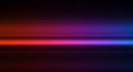 Fototapeta premium Abstract Red Purple Blue Gradient Background Digital Art Neon Light Stripes Modern Design