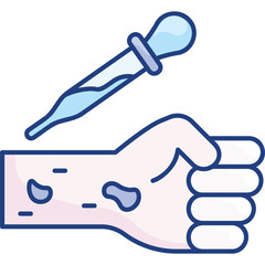 Skin Allergy Sticker