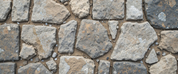 Fototapeta premium Top-down view of stone texture