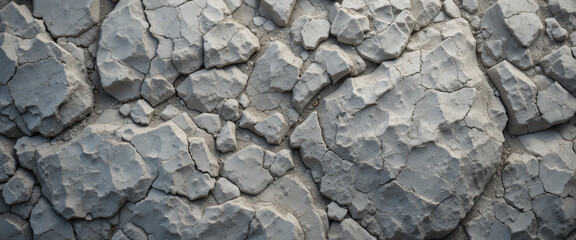 Top-down view of limestone texture